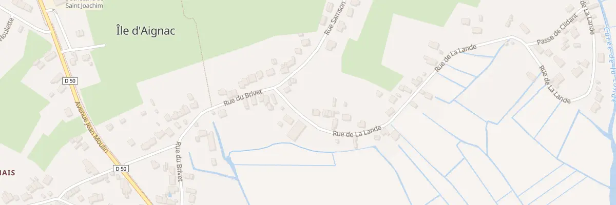 Plan du 1 Rue de la Lande à Saint-Joachim