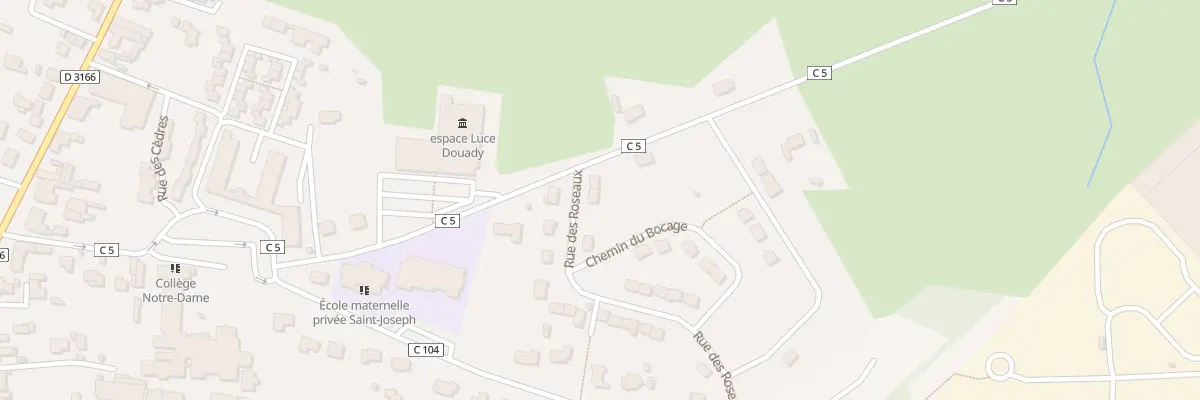 Plan du 3 Rue des Roseaux à Saint-Méen-le-Grand