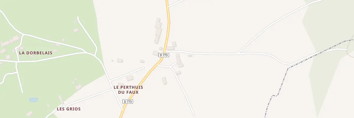 Plan du 5 Le Pertuis du Faux à Concoret