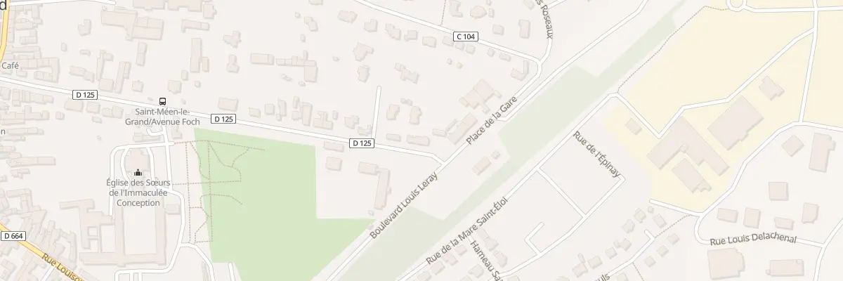 Plan du 57 Av du Marechal Foch à Saint-Méen-le-Grand