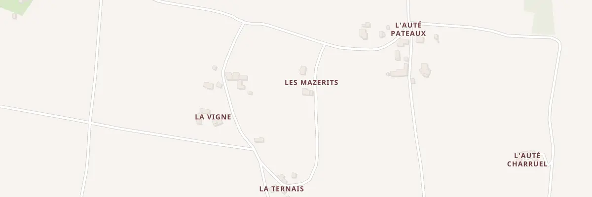 Plan du 4 Le Mazerit aux Fougerêts
