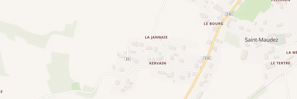 Plan du 5158F Kervain à Saint-Maudez