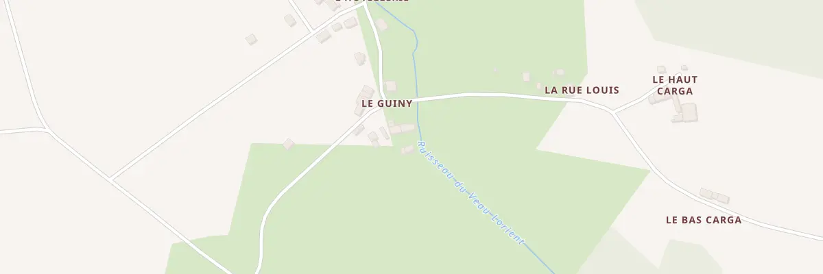 Plan du 14 Le Guiny à Porcaro