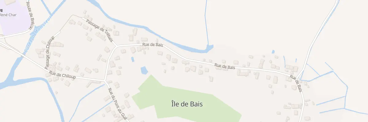 Plan du 32 Rue de Bais à Saint-Joachim