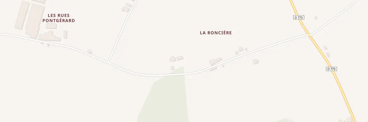 Plan du 408 La Ronçière à Paimpont