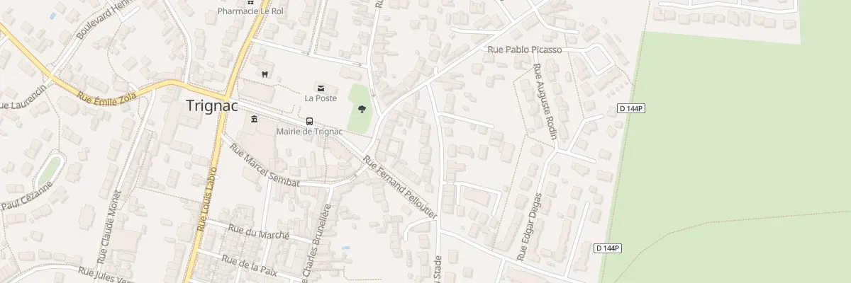 Plan du 10 Rue du Stade à Trignac