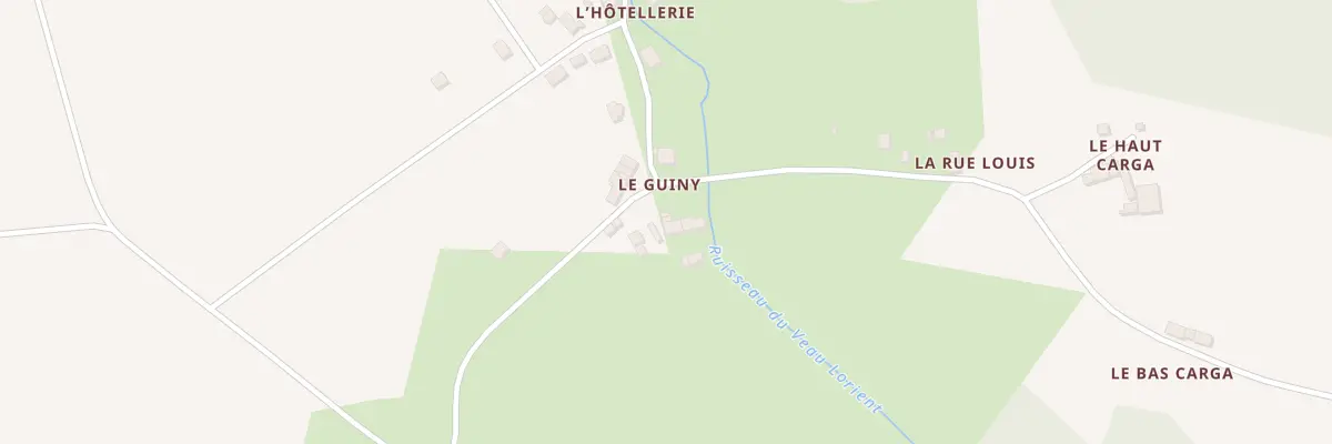 Plan du 16 Le Guiny à Porcaro