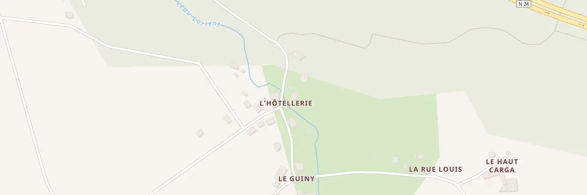 Plan du 4 L’Hotellerie à Porcaro