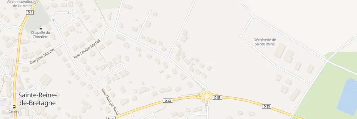 Plan du 10 Rue Georges Cléménceau à Sainte-Reine-de-Bretagne
