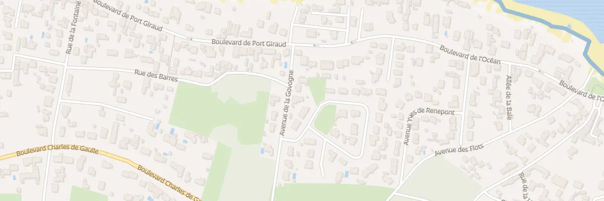 Plan du 14 Av de la Govogne à La Plaine-sur-Mer