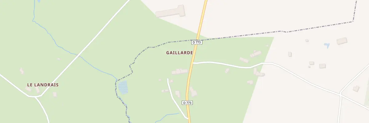 Plan du 5227 Gaillarde à Paimpont