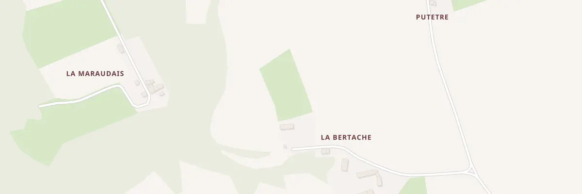 Plan du 5585 La Bertache à Corseul