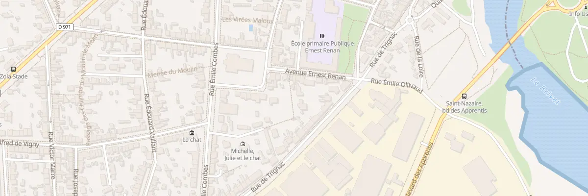 Plan du 23 Av Ernest Renan à Saint-Nazaire
