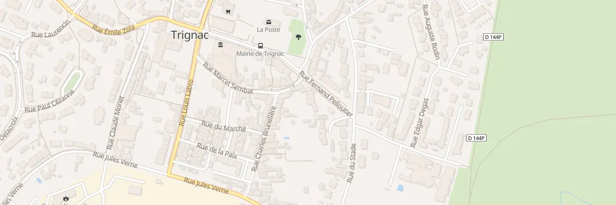 Plan du 8 Rue Fernand Pelloutier à Trignac