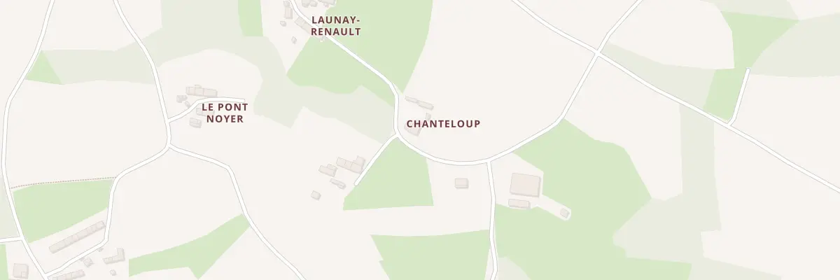 Plan du 1 Chanteloup à Languédias
