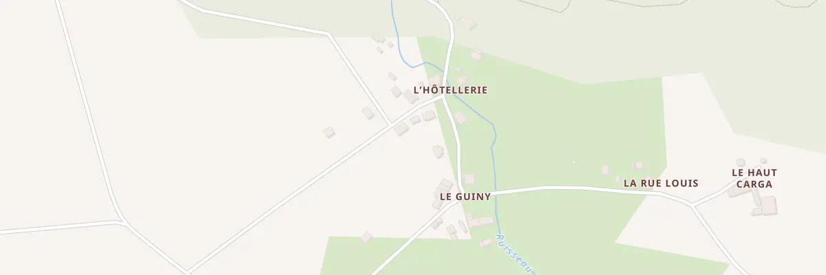 Plan du 5 L’Hotellerie à Porcaro