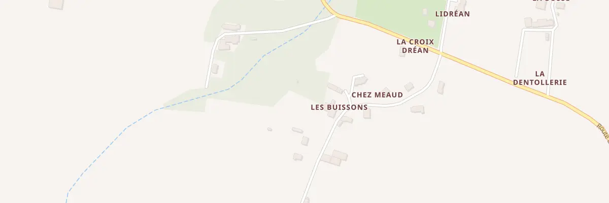 Plan du 260 Vge chez Meaud à Allaire