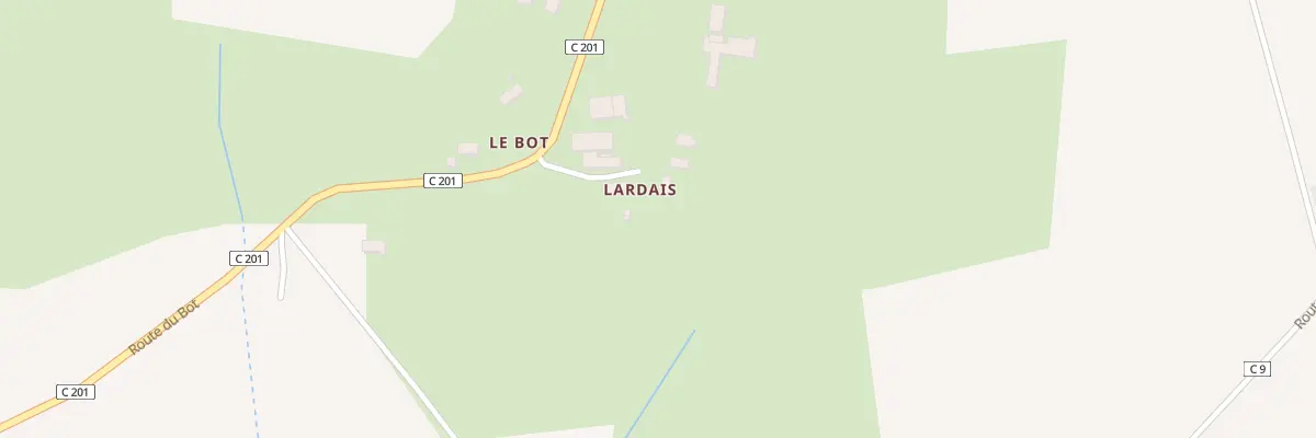 Plan du 682 Le Bot à Allaire