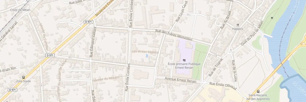 Plan du 7 Rue Pierre Brossolette à Saint-Nazaire