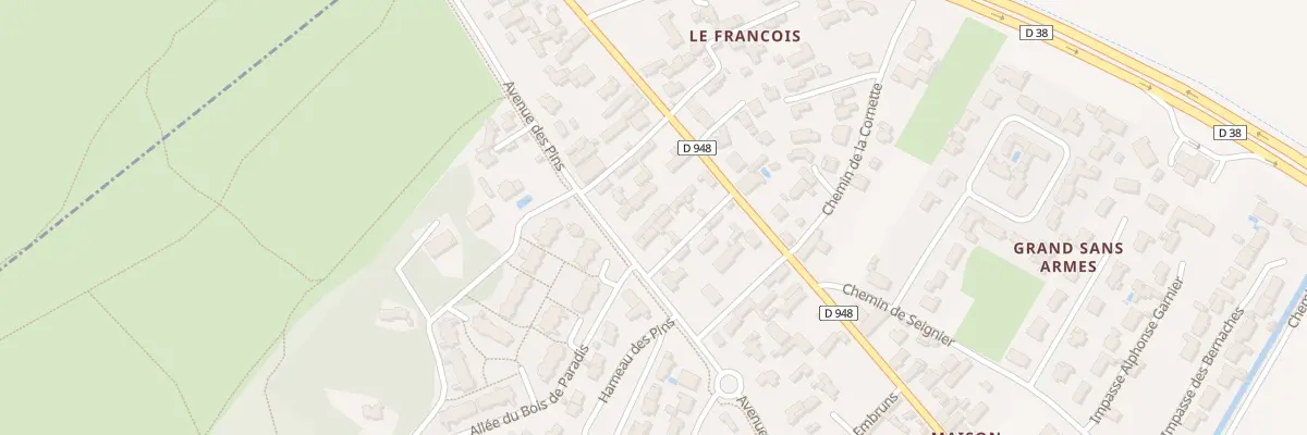 Plan du 148 Av des Pins à Barbâtre