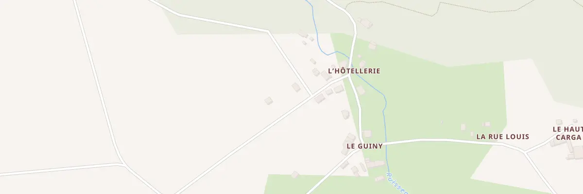 Plan du 20 L’Hotellerie à Porcaro