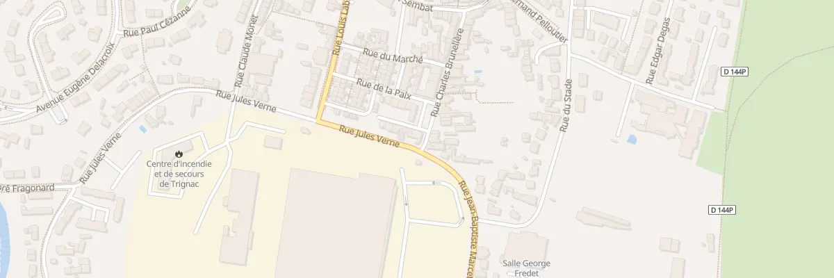 Plan du 2 Rue Jules Verne à Trignac