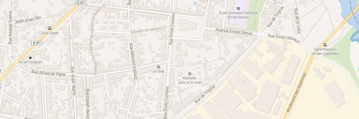 Plan du 22 Rue Emile Combes à Saint-Nazaire