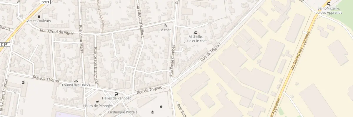 Plan du 4 Rue Emile Combes à Saint-Nazaire