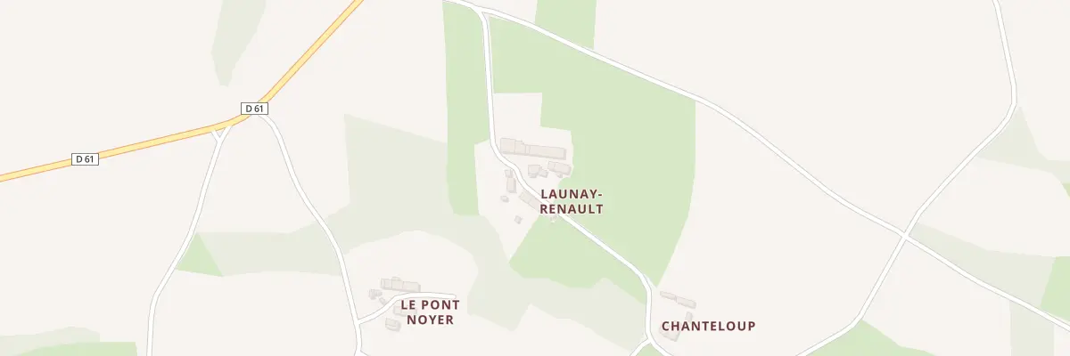 Plan du 6 Launay Renault à Languédias