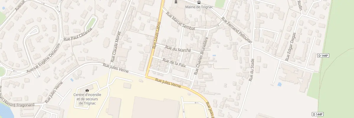Plan du 34 Rue du Marché à Trignac