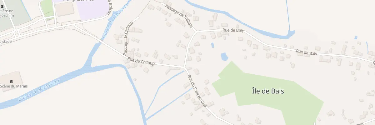 Plan du 2 Rue de Bais à Saint-Joachim