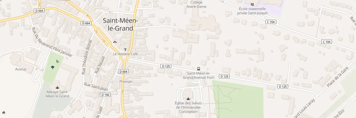 Plan du 15 Av du Marechal Foch à Saint-Méen-le-Grand