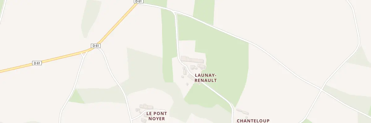Plan du 1 Launay Renault à Languédias
