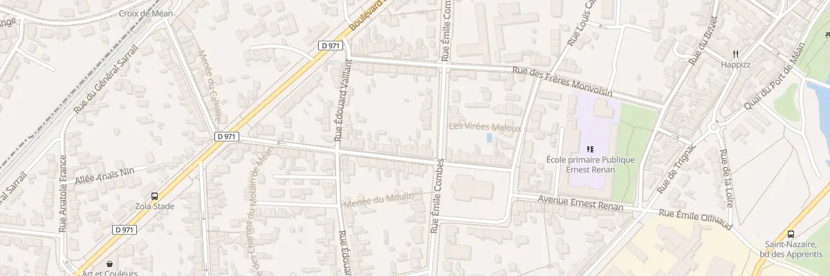 Plan du 6 Rue Etienne Chaillon à Saint-Nazaire