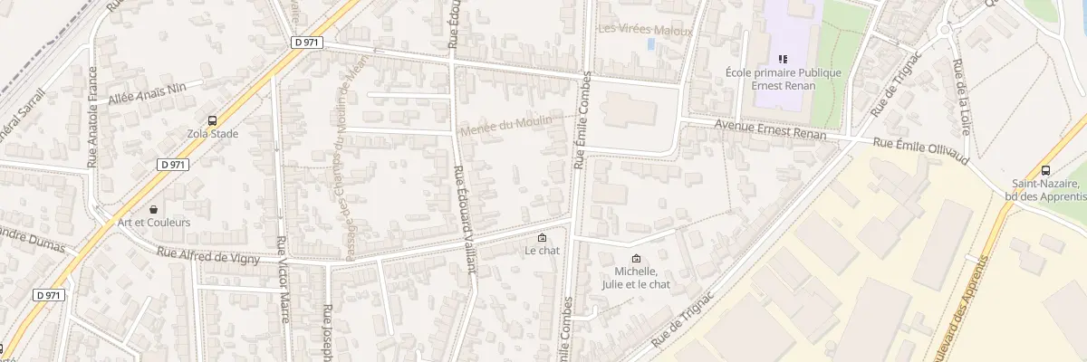 Plan du 31 Rue Emile Combes à Saint-Nazaire