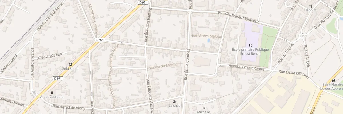 Plan du 9 Rue Etienne Chaillon à Saint-Nazaire