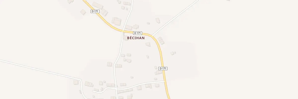 Plan du 5352 Bécihan à Monteneuf
