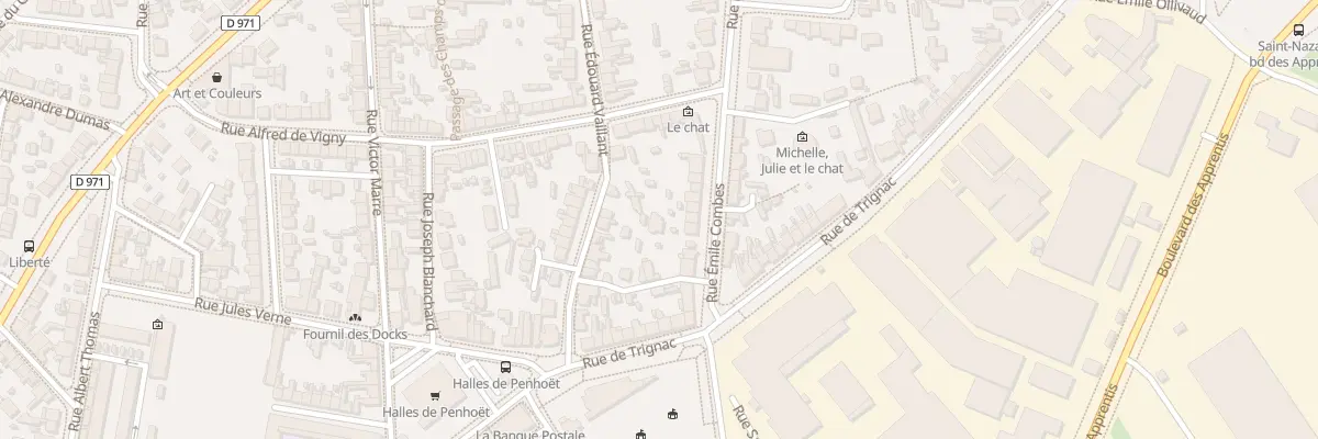 Plan du 7 Rue Emile Combes à Saint-Nazaire