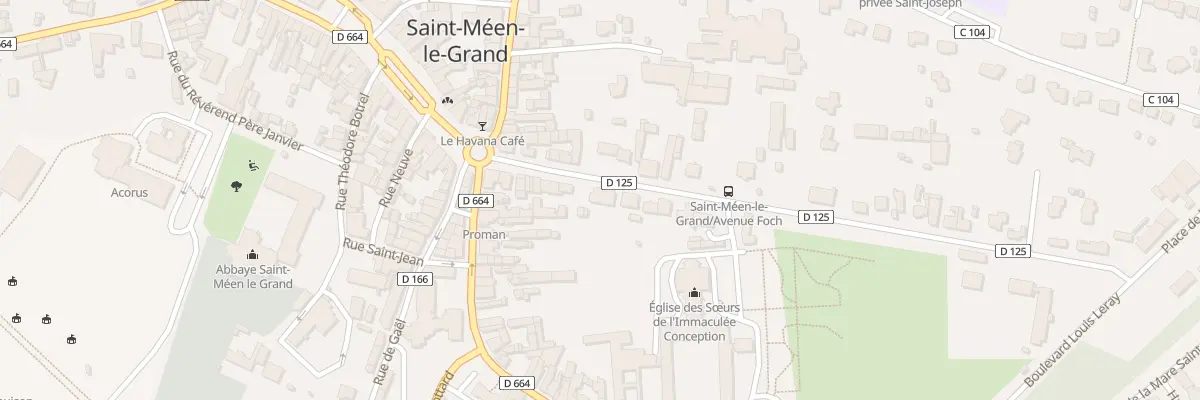 Plan du 16 Av du Marechal Foch à Saint-Méen-le-Grand