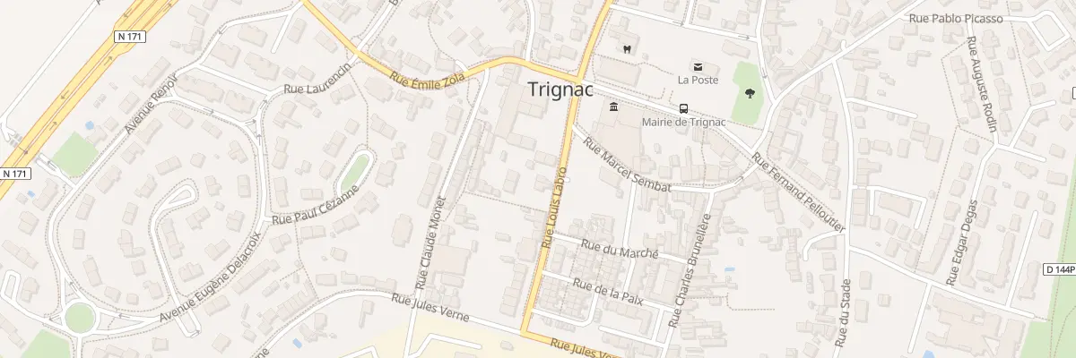 Plan du 4T Rue Louis Labro à Trignac