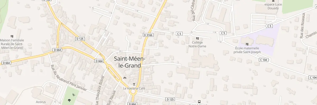 Plan du 22 Rue de Dinan à Saint-Méen-le-Grand