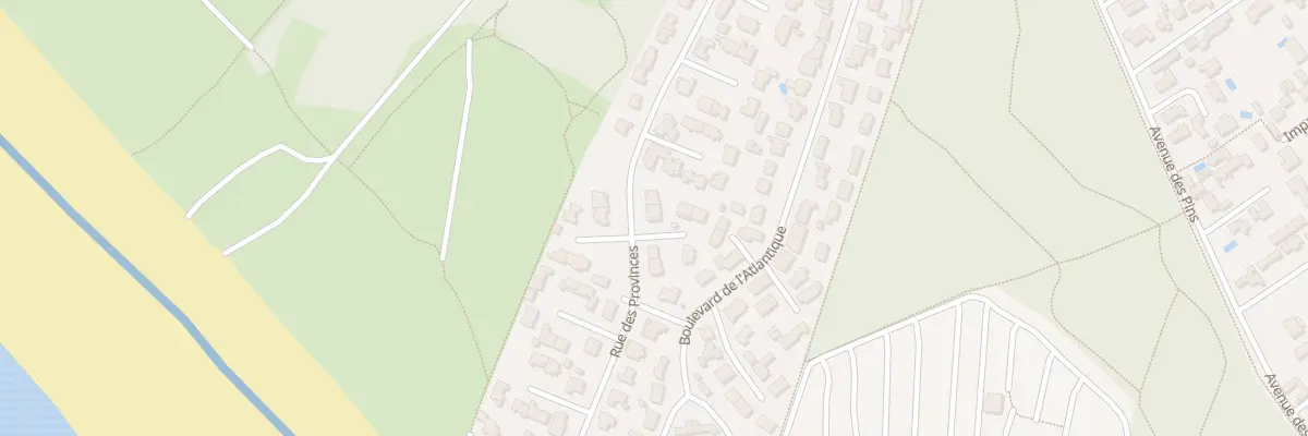 Plan du 23 Rue des Provinces à Barbâtre