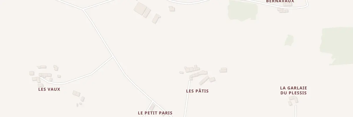 Plan du 5863 Les Pâtis à Peillac
