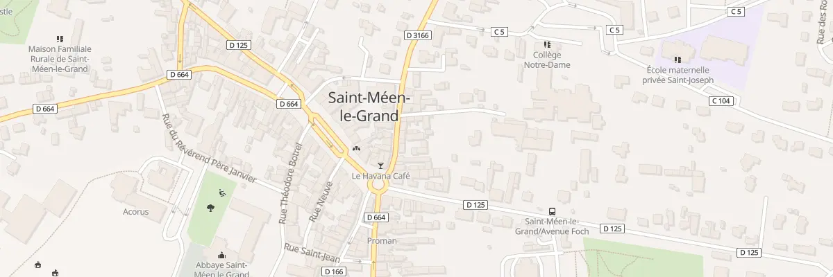 Plan du 8 Rue de Dinan à Saint-Méen-le-Grand