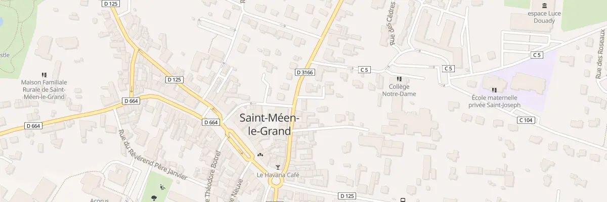 Plan du 24 Rue de Dinan à Saint-Méen-le-Grand
