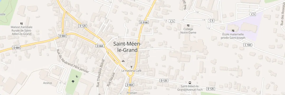 Plan du 16 Rue de Dinan à Saint-Méen-le-Grand