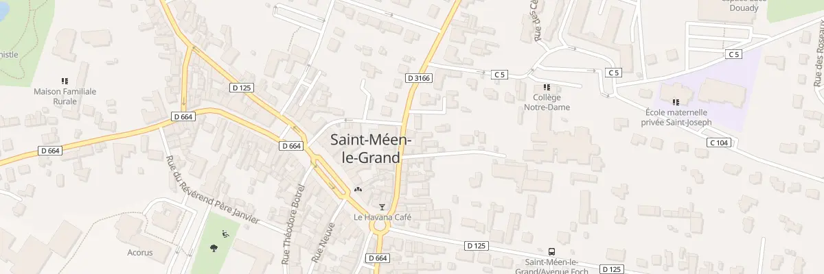 Plan du 20 Rue de Dinan à Saint-Méen-le-Grand