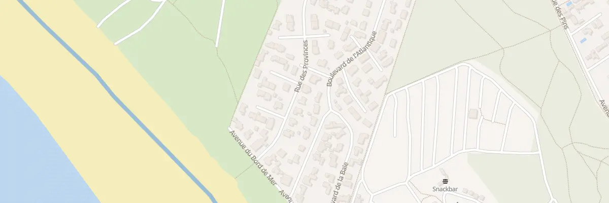Plan du 33 Rue des Provinces à Barbâtre
