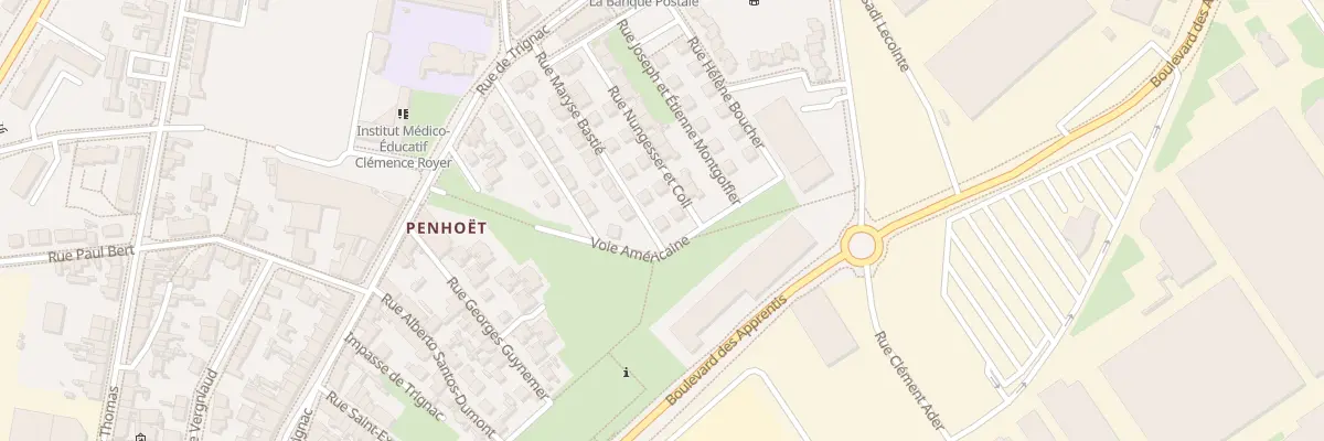 Plan du 2 Rue Maryse Bastié à Saint-Nazaire