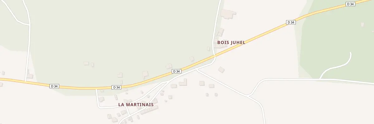 Plan du 5660 La Martinais à Saint-Dolay